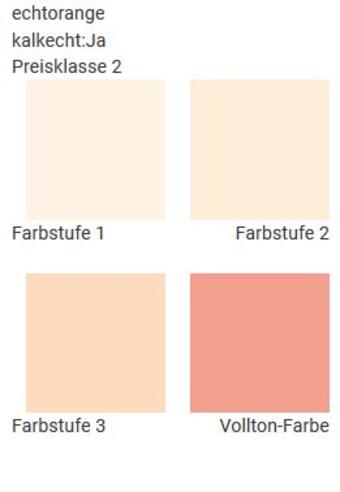 Casanatura Wandfarben in echtorange